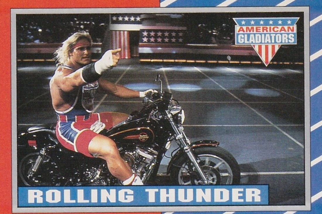 What happened to Thunder on American Gladiators?