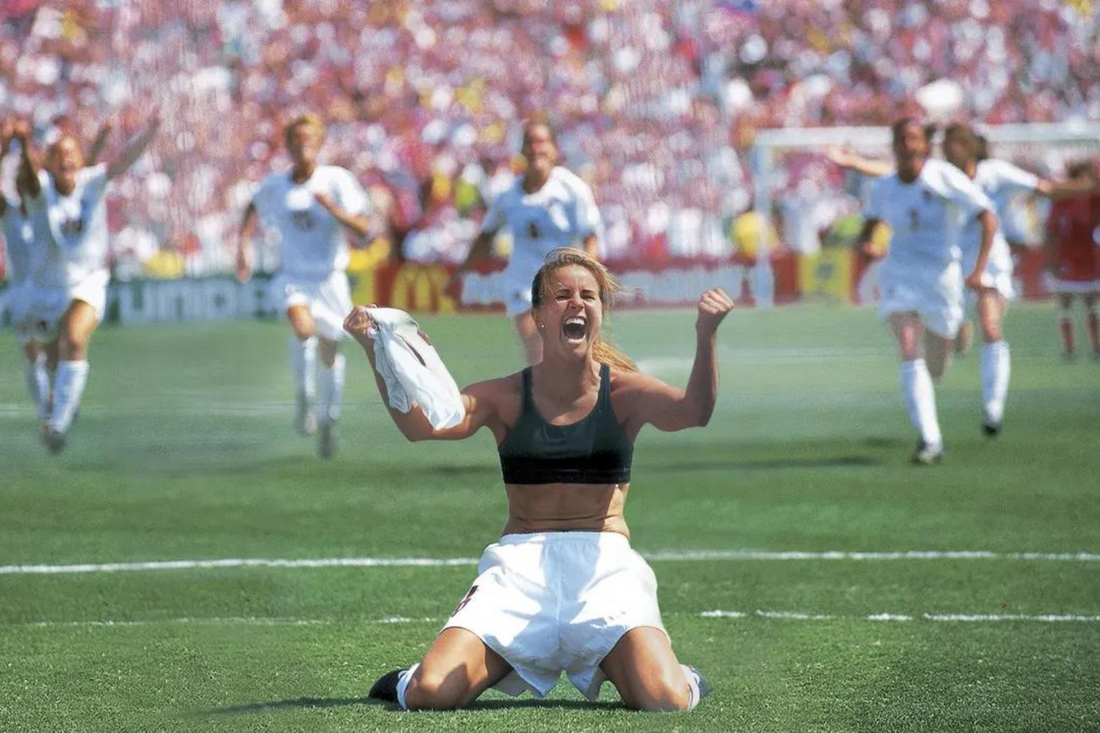 Why was Brandi Chastain controversial?