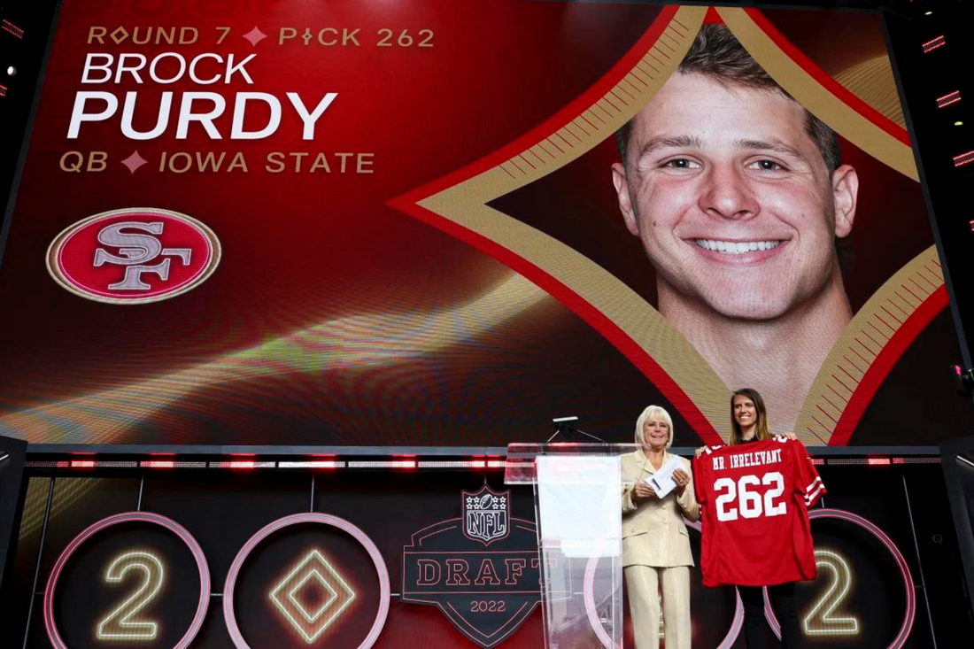 What pick was Brock Purdy in the NFL Draft?