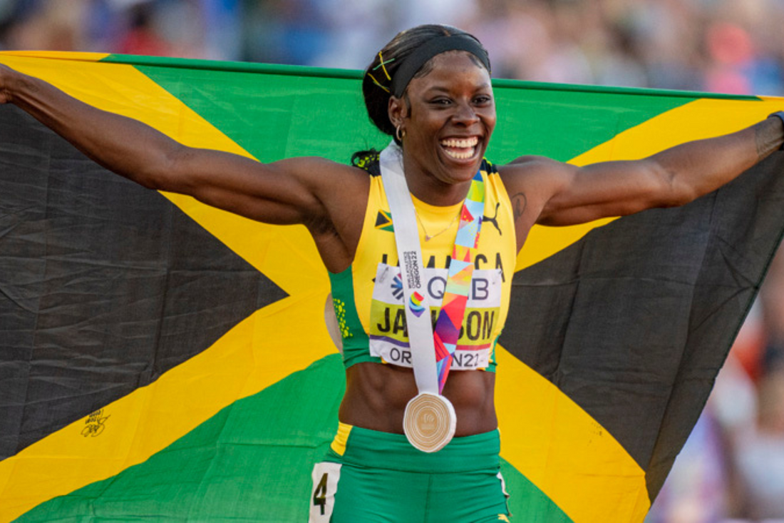 Where is Shericka Jackson from in Jamaica?