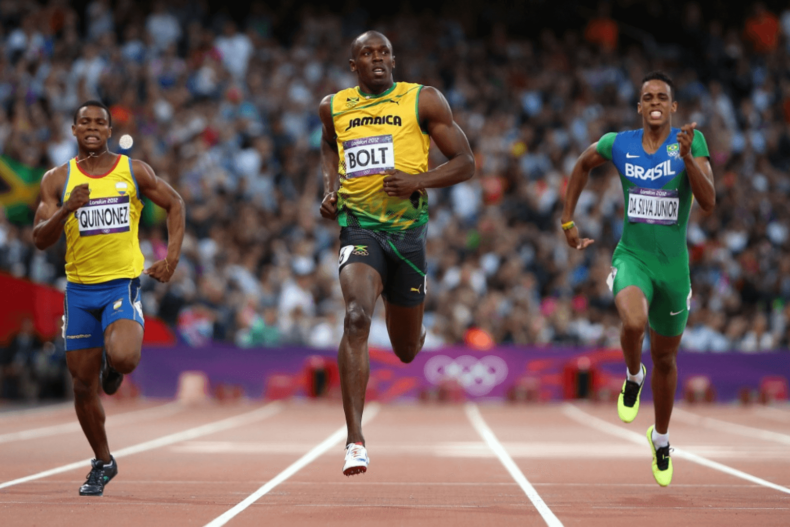 How many olympics did Usain Bolt compete in? Fan Arch