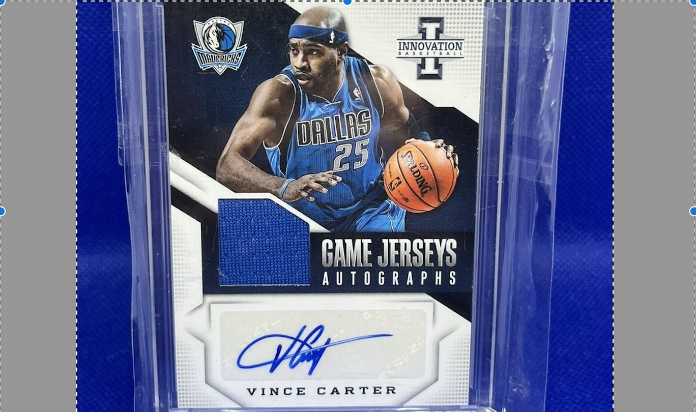 Vince Carter cheapest EX century card