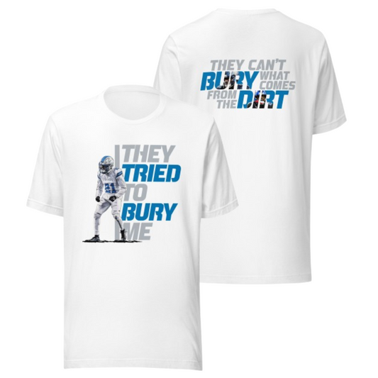 Amik Robertson "Can't Bury Me" t-shirt