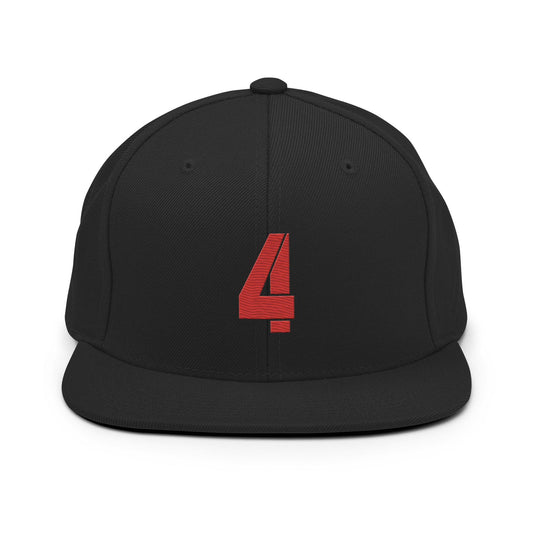 Luke Reimer "4" Snapback Hat - Fan Arch