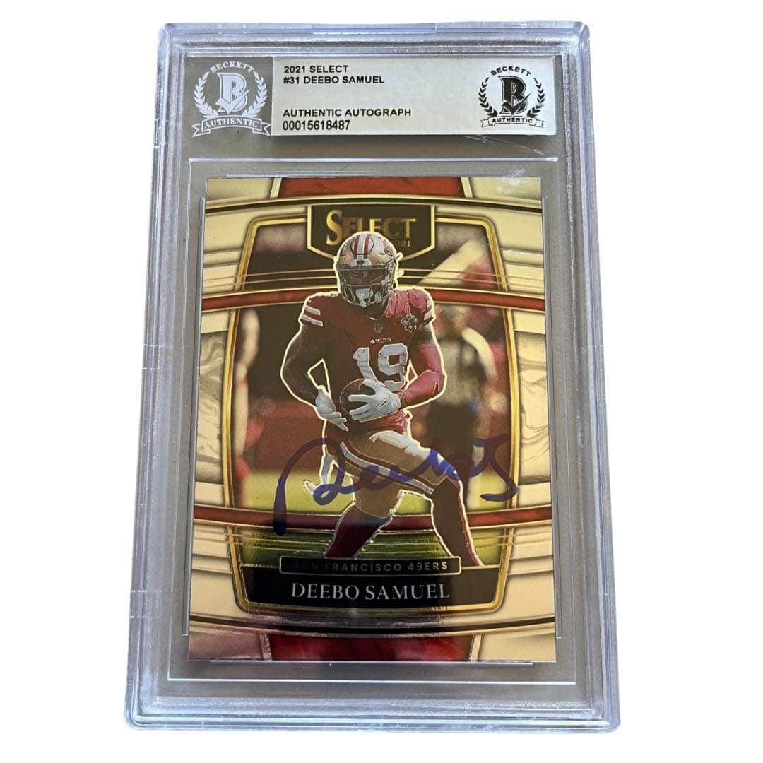 Deebo Samuel Signed Auto 2021 Select Football #11 Beckett - Fan Arch