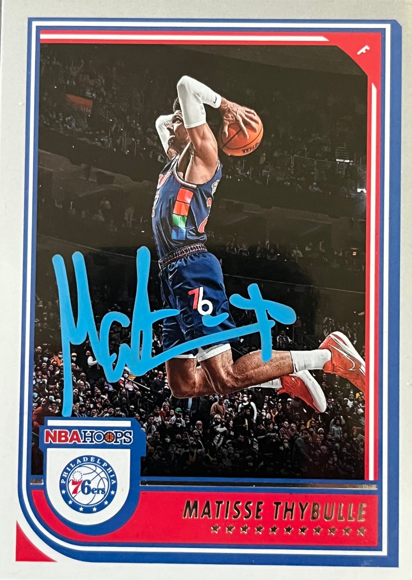Matisse Thybulle Signed 2022-23 Panini Hoops 33 Philadelphia 76ers - Fan Arch
