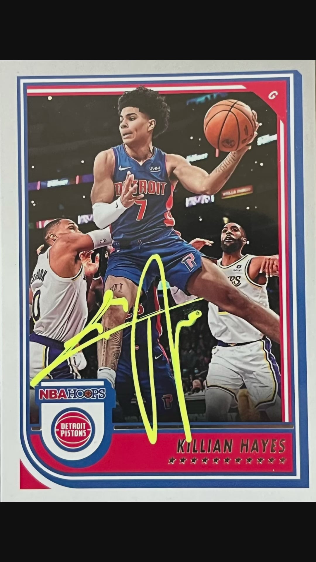 Killian Hayes Signed 2022-23 Panini NBA Hoops #64 Detroit Pistons – Fan Arch