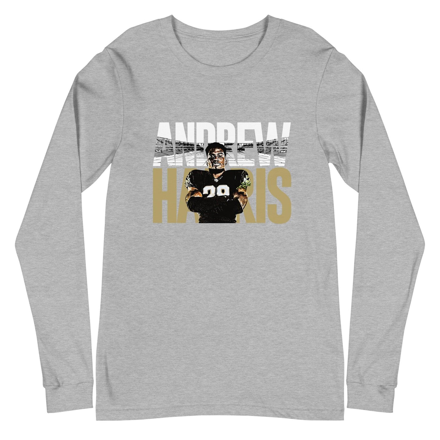 Andrew Harris "Gameday" Long Sleeve Tee - Fan Arch