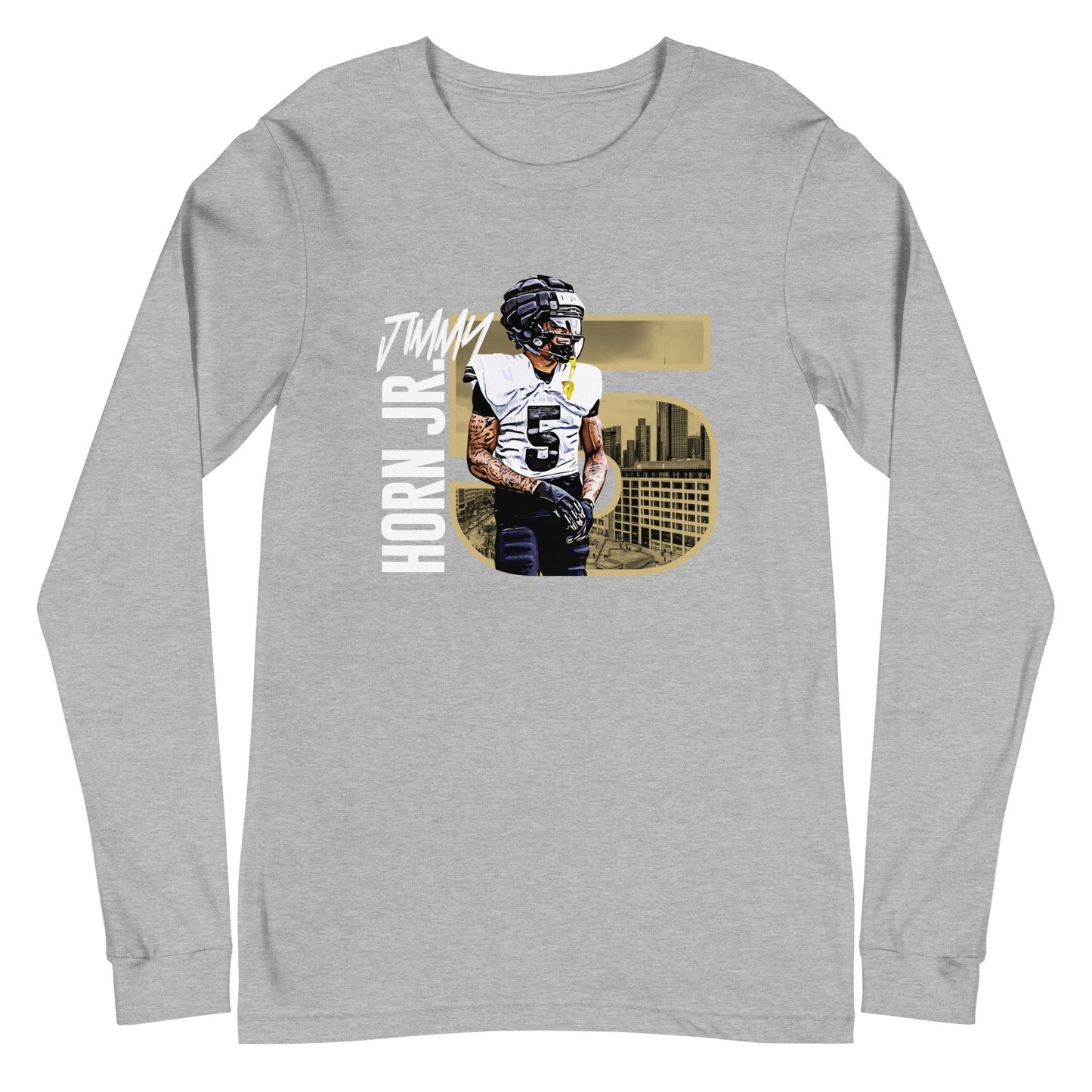 Jimmy Horn Jr. "Gameday" Long Sleeve Tee - Fan Arch