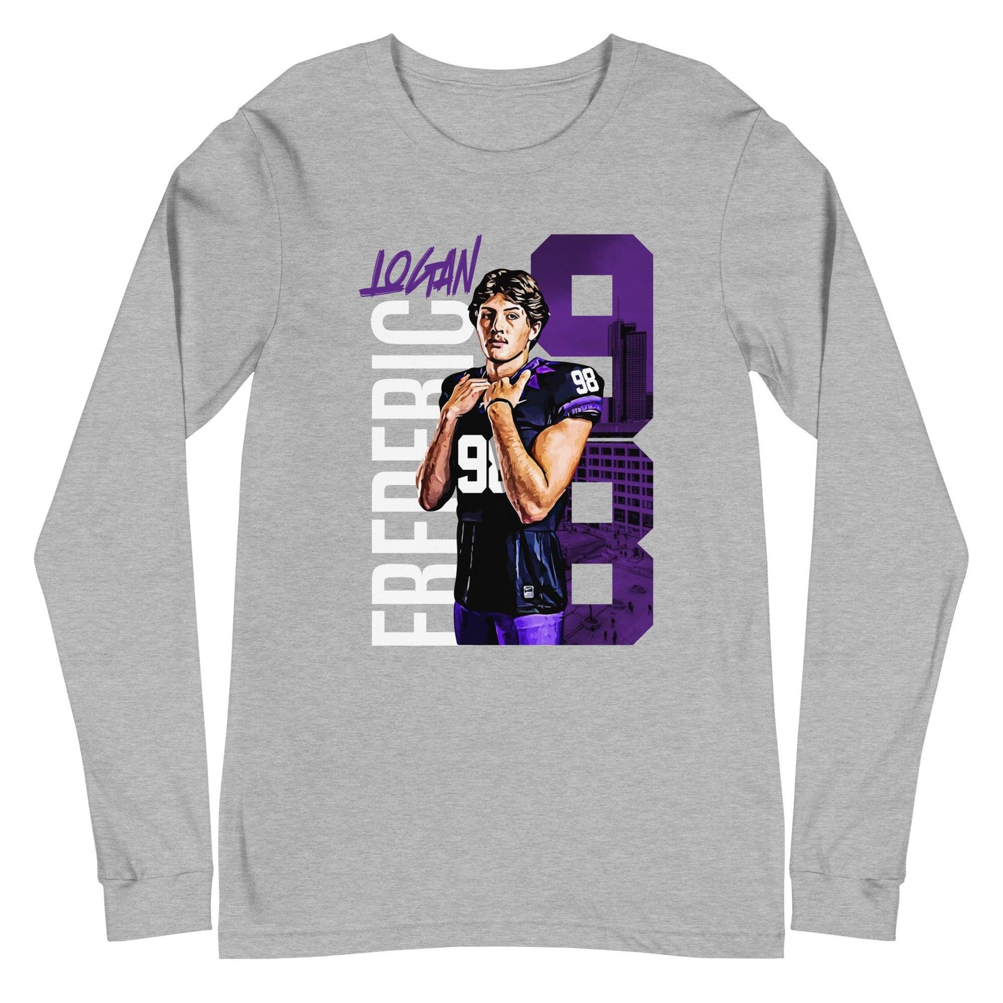 Logan Frederic "Gameday" Long Sleeve Tee - Fan Arch