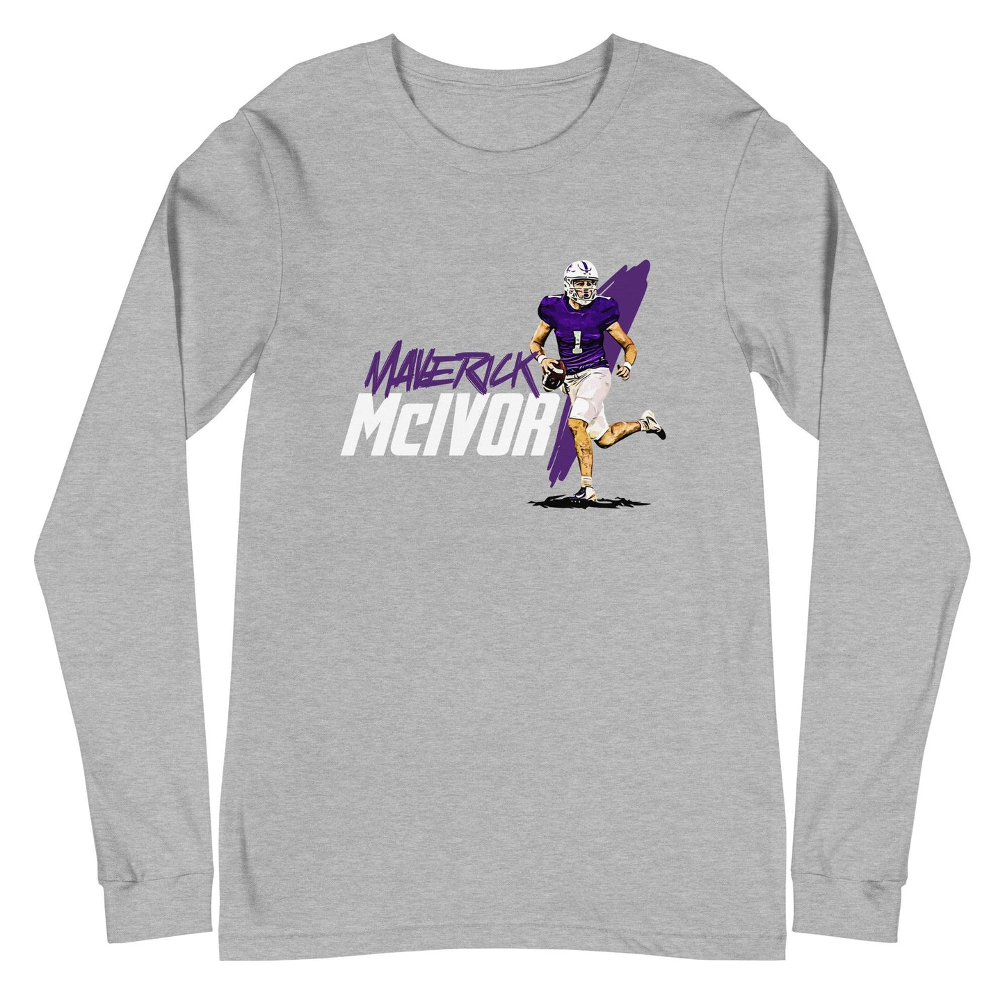 Maverick McIvor "Gameday" Long Sleeve Tee - Fan Arch