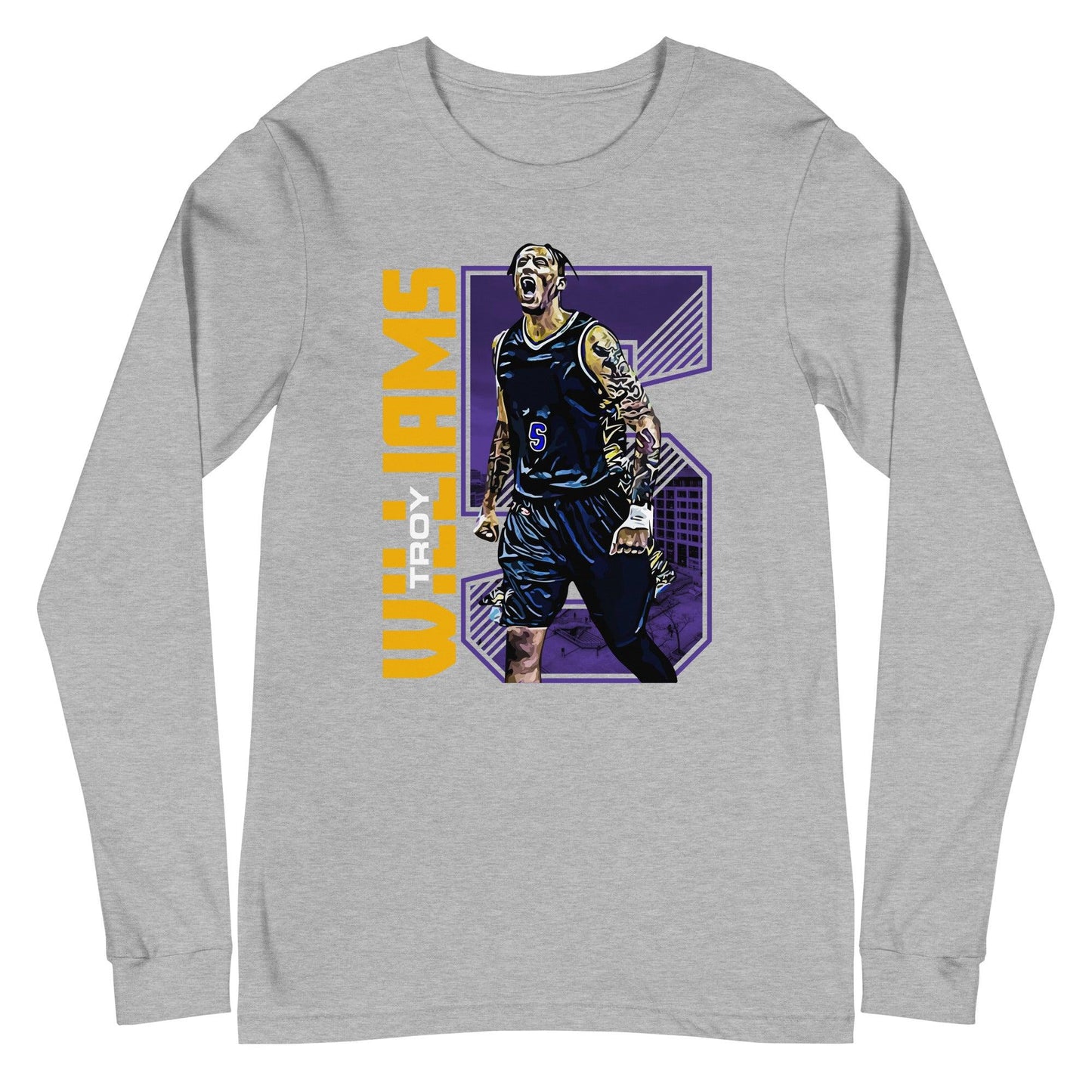 Troy Williams "Gameday" Long Sleeve Tee - Fan Arch