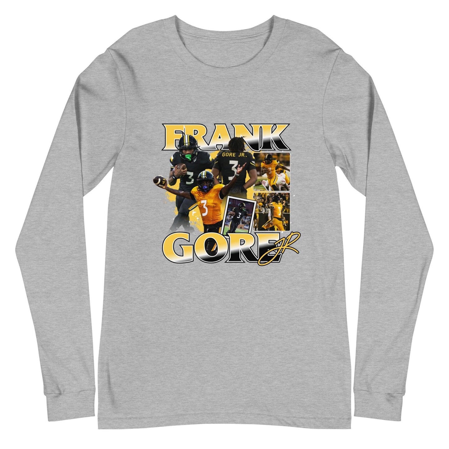 Frank Gore Jr. "Vintage" Long Sleeve Tee - Fan Arch