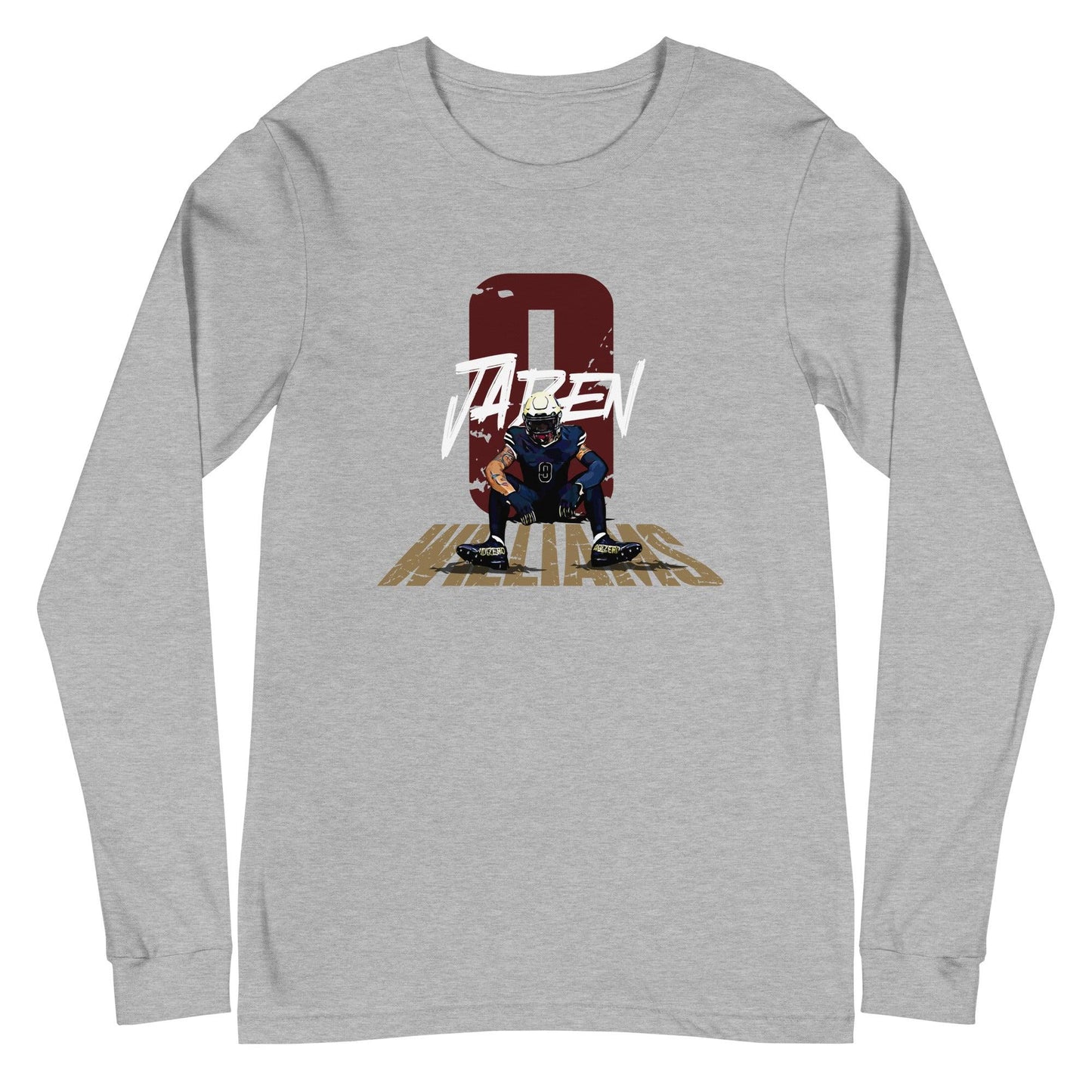 Jaden Williams "Gameday" Long Sleeve Tee - Fan Arch