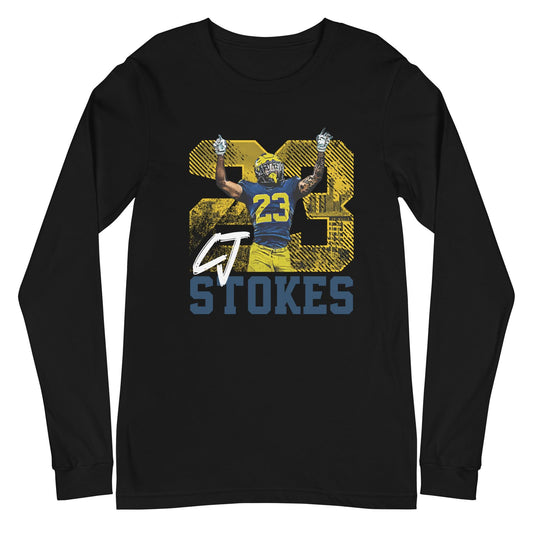 CJ Stokes "Gameday" Long Sleeve Tee - Fan Arch