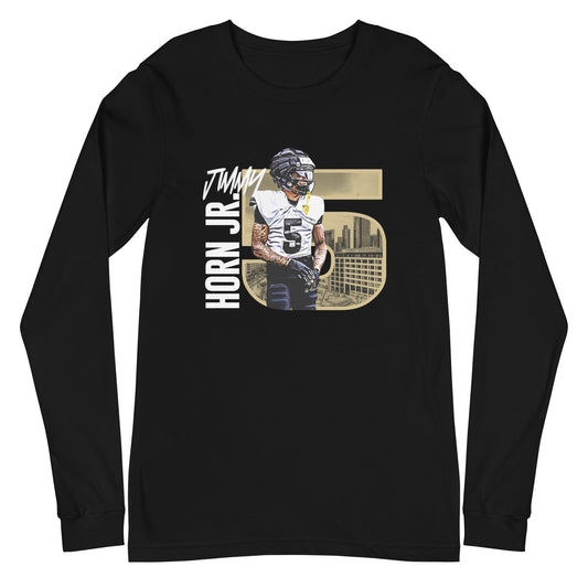 Jimmy Horn Jr. "Gameday" Long Sleeve Tee - Fan Arch