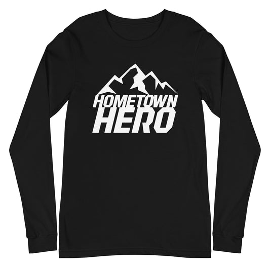 Ike Larsen "Hometown Hero" White Long Sleeve Tee - Fan Arch