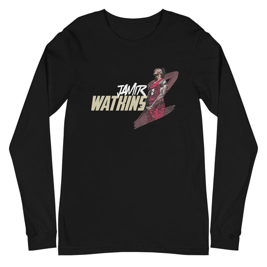 Jamir Watkins "Signature" Long Sleeve Tee - Fan Arch