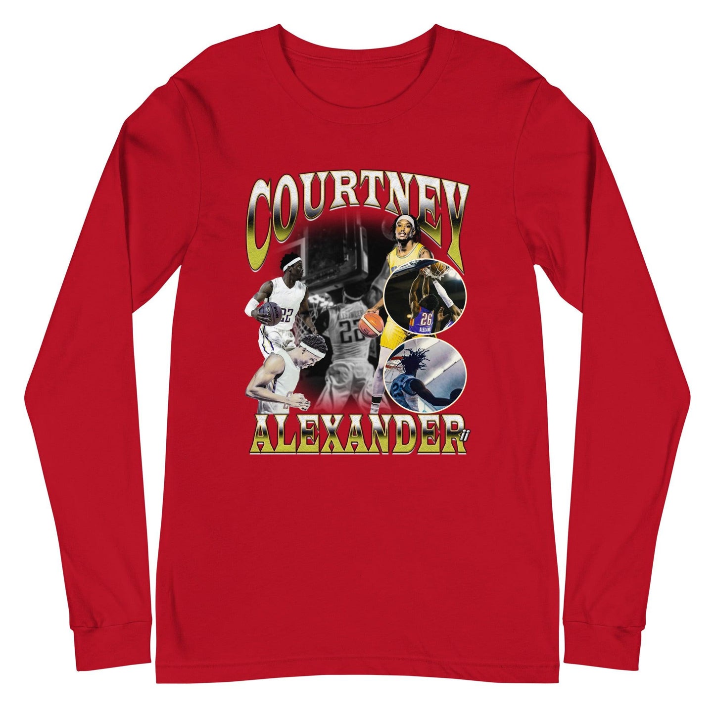 Courtney Alexander "Vintage" Long Sleeve Tee - Fan Arch