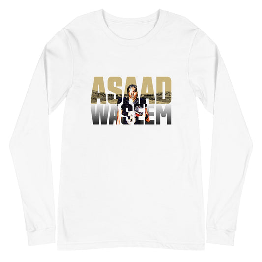 Asaad Waseem "Gameday" Long Sleeve Tee - Fan Arch