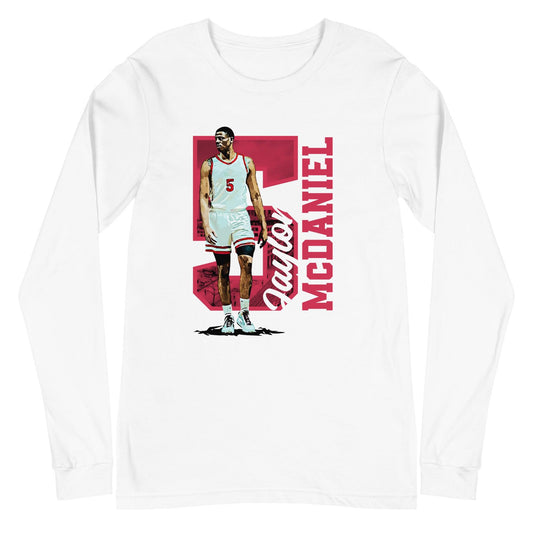 Jaylon McDaniel "Gameday" Long Sleeve Tee - Fan Arch