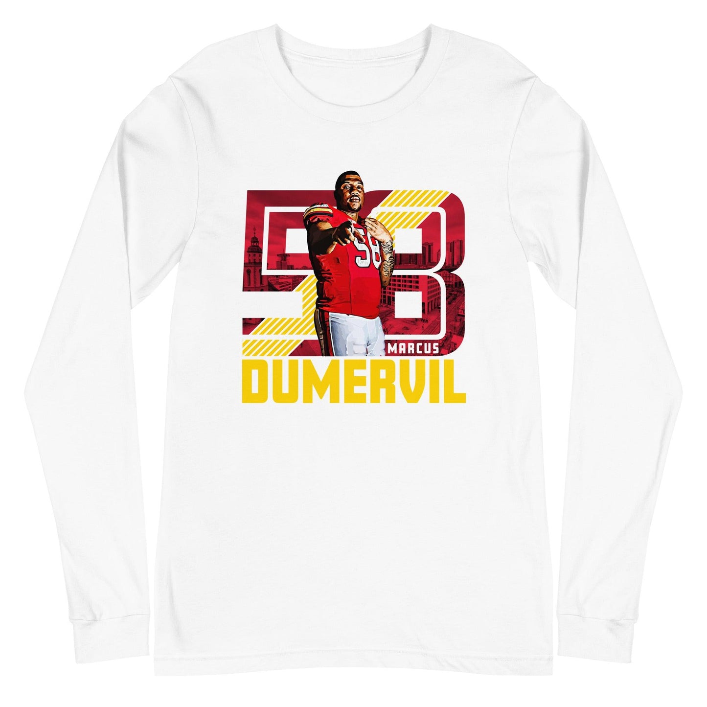 Marcus Dumervil "Gameday" Long Sleeve Tee - Fan Arch