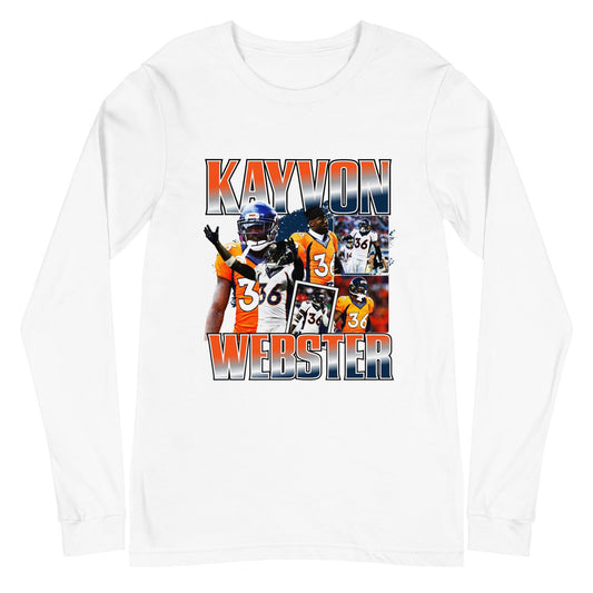 Kayvon Webster "Vintage" Long Sleeve Tee - Fan Arch