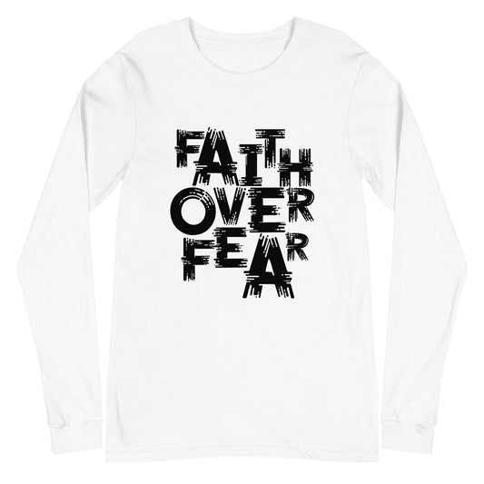 Diondre Borel "Faith Over Fear" Long Sleeve Tee - Fan Arch
