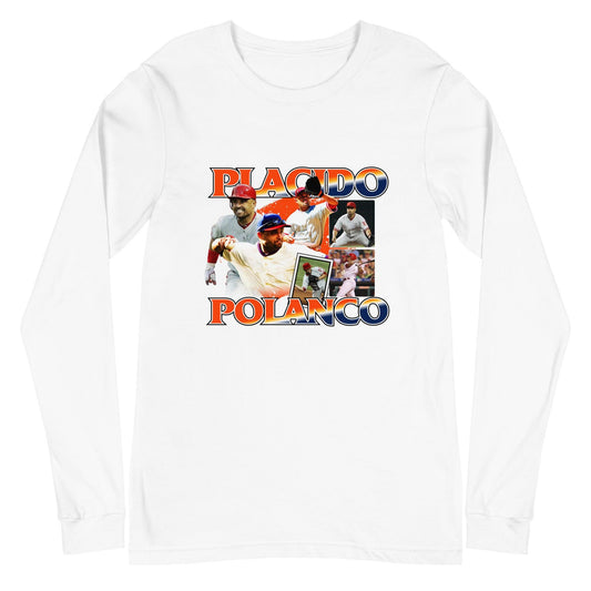 Placido Polanco "Vintage" Long Sleeve Tee - Fan Arch