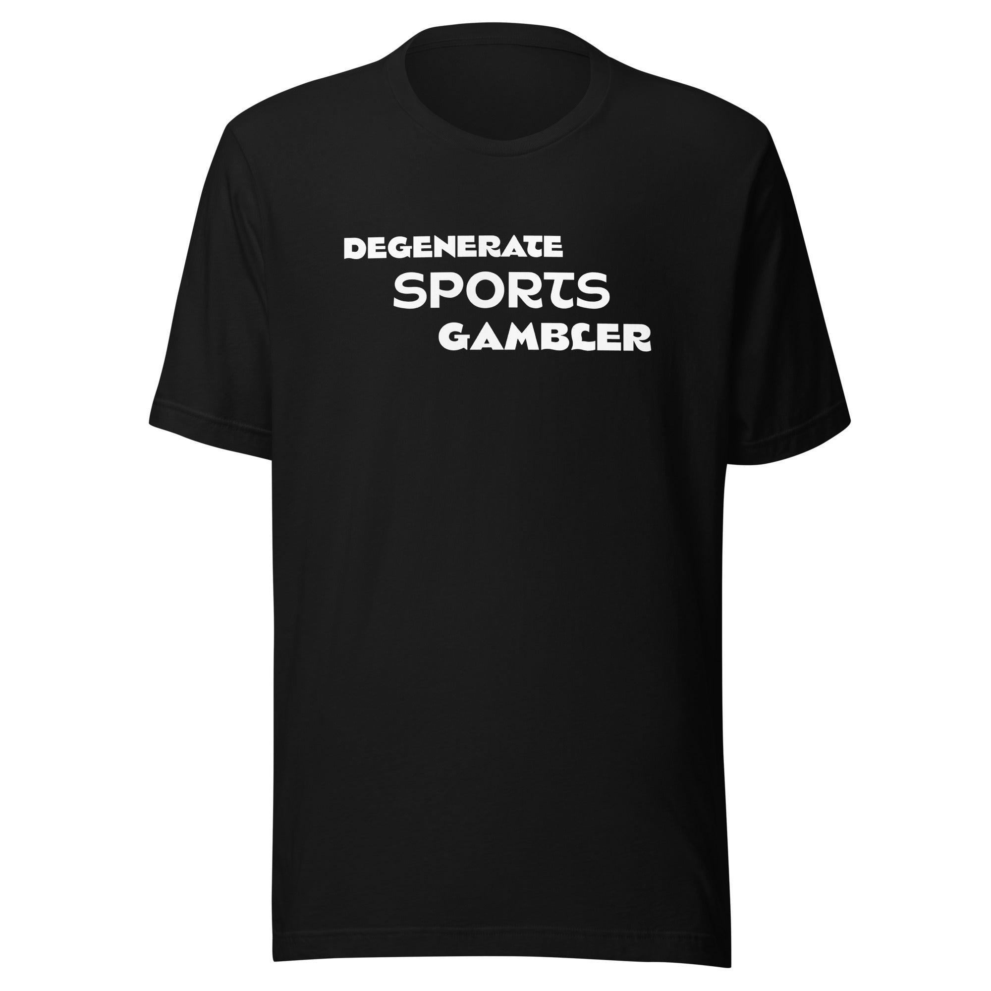 Degenerate Sports Gambler tshirt Fan Arch