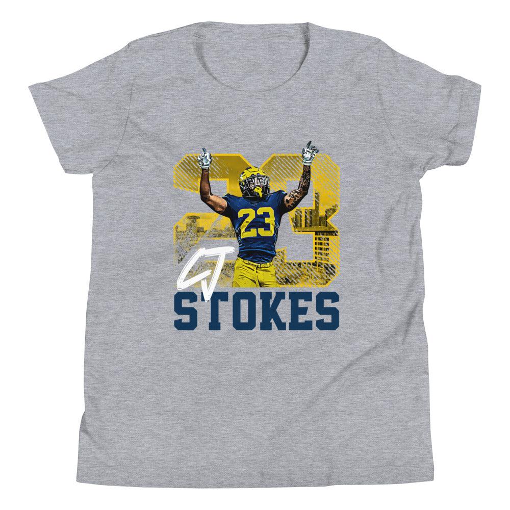 CJ Stokes "Gameday" Youth T-Shirt - Fan Arch