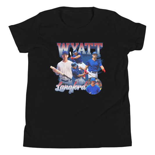 Wyatt Langford "Vintage" Youth T-Shirt - Fan Arch