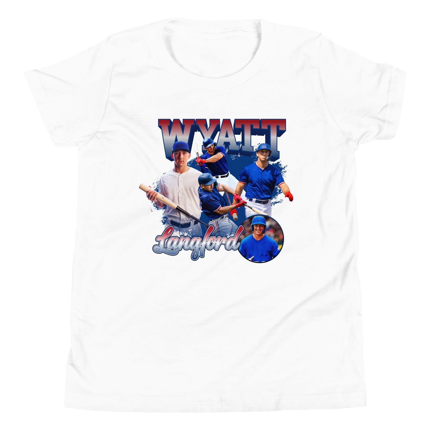 Wyatt Langford "Vintage" Youth T-Shirt - Fan Arch