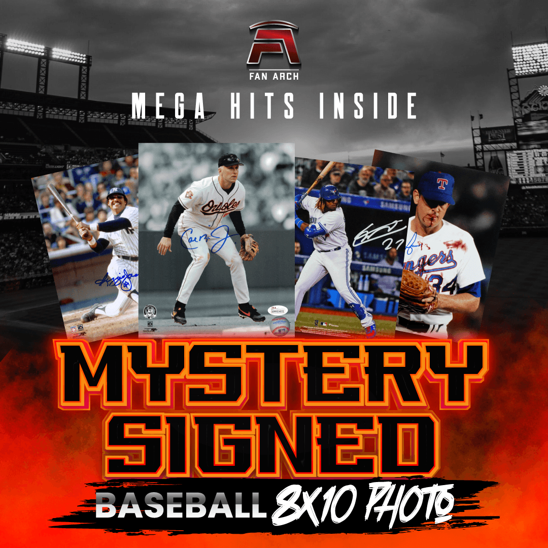 Mystery Signed Baseball 8x10 Photo – Fan Arch