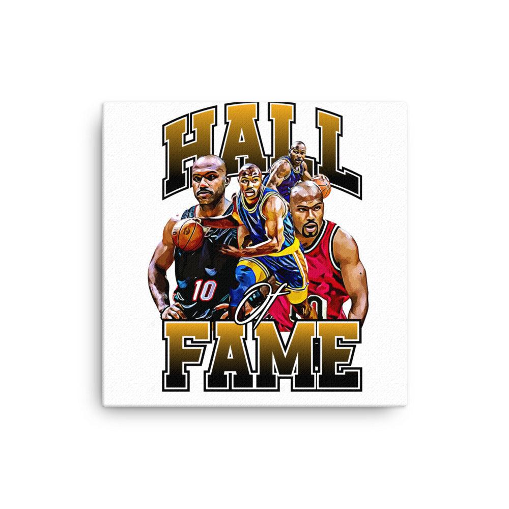 Tim Hardaway Sr. "Hall of Fame" Canvas - Fan Arch