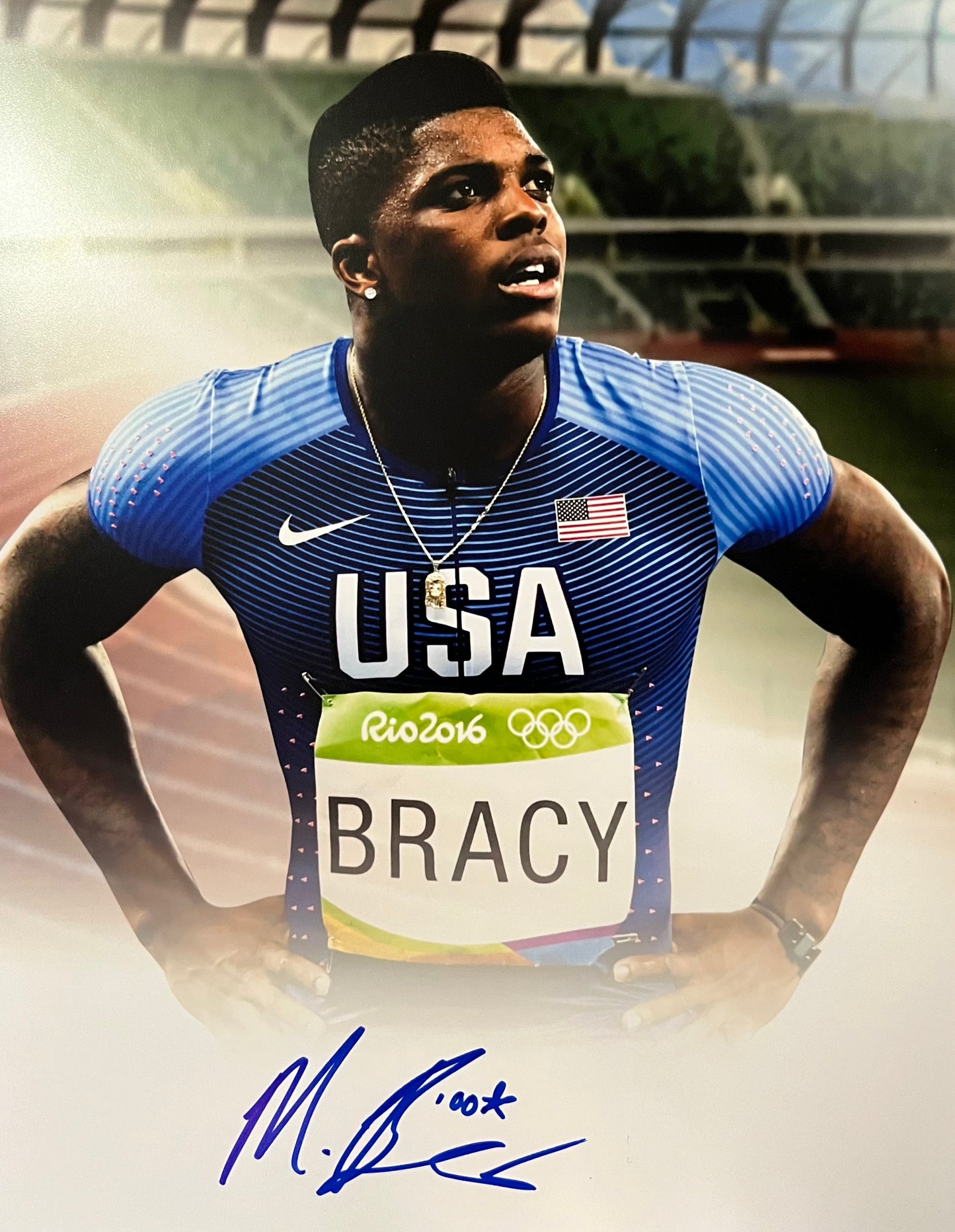 Marvin Bracy-Williams "Limited Edition" Signed 8x10 - Fan Arch