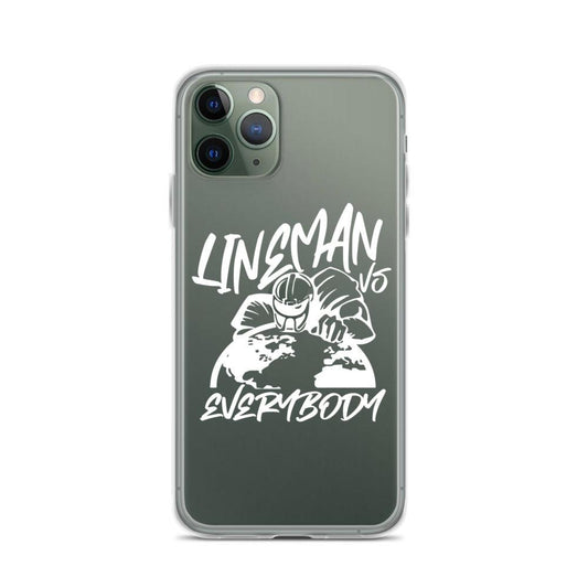 Leon Searcy "Lineman Vs. Everybody" iPhone Case - Fan Arch