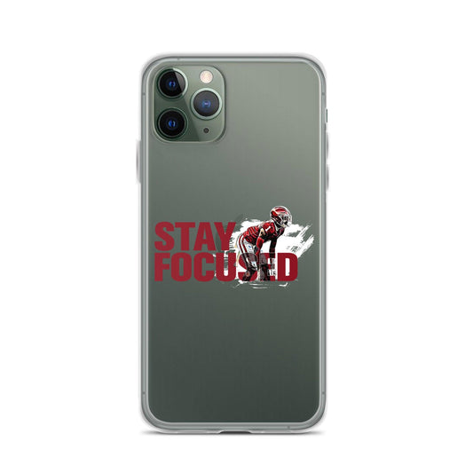Joshua Eaton "Stay Focused" iPhone Case - Fan Arch