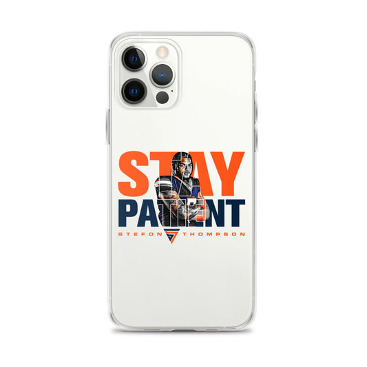 Stefon Thompson "Stay Patient" iPhone Case - Fan Arch