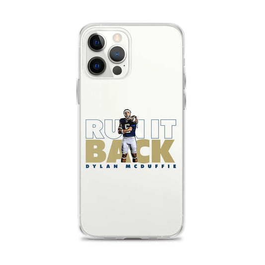 Dylan McDuffie "Run It Back" iPhone Case - Fan Arch