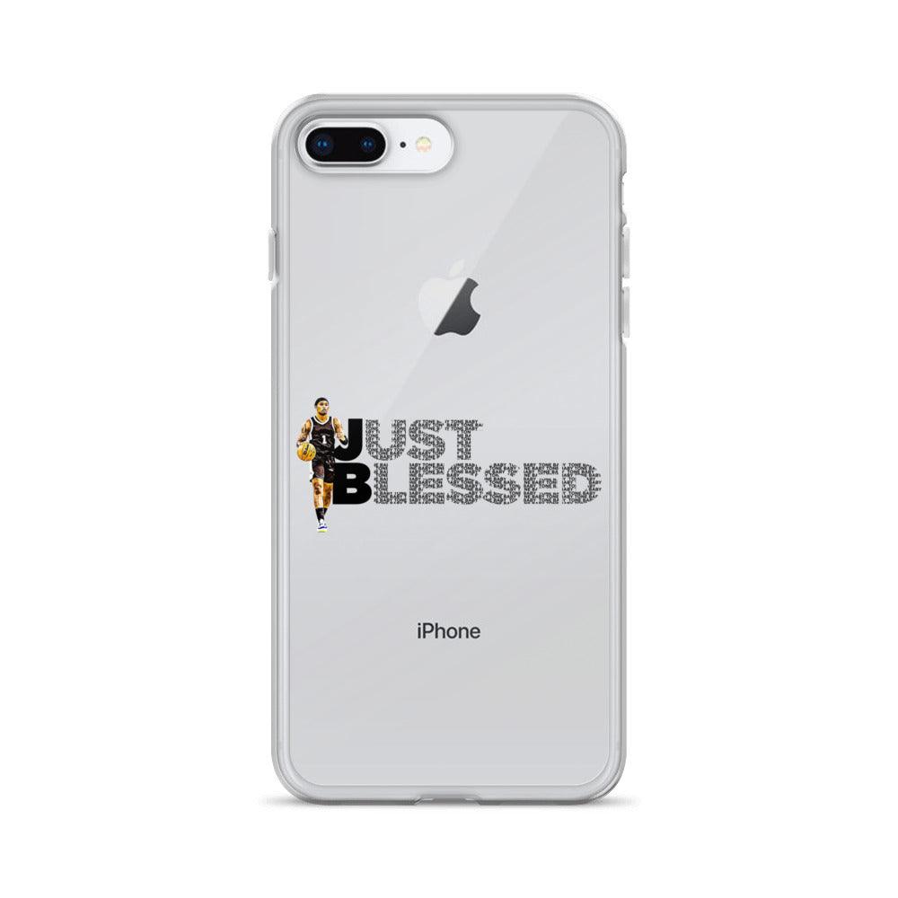 Jordan Burns "Just Blessed" iPhone Case - Fan Arch