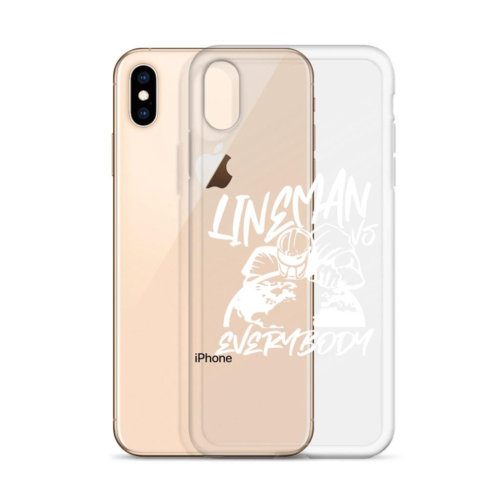 Leon Searcy "Lineman Vs. Everybody" iPhone Case - Fan Arch