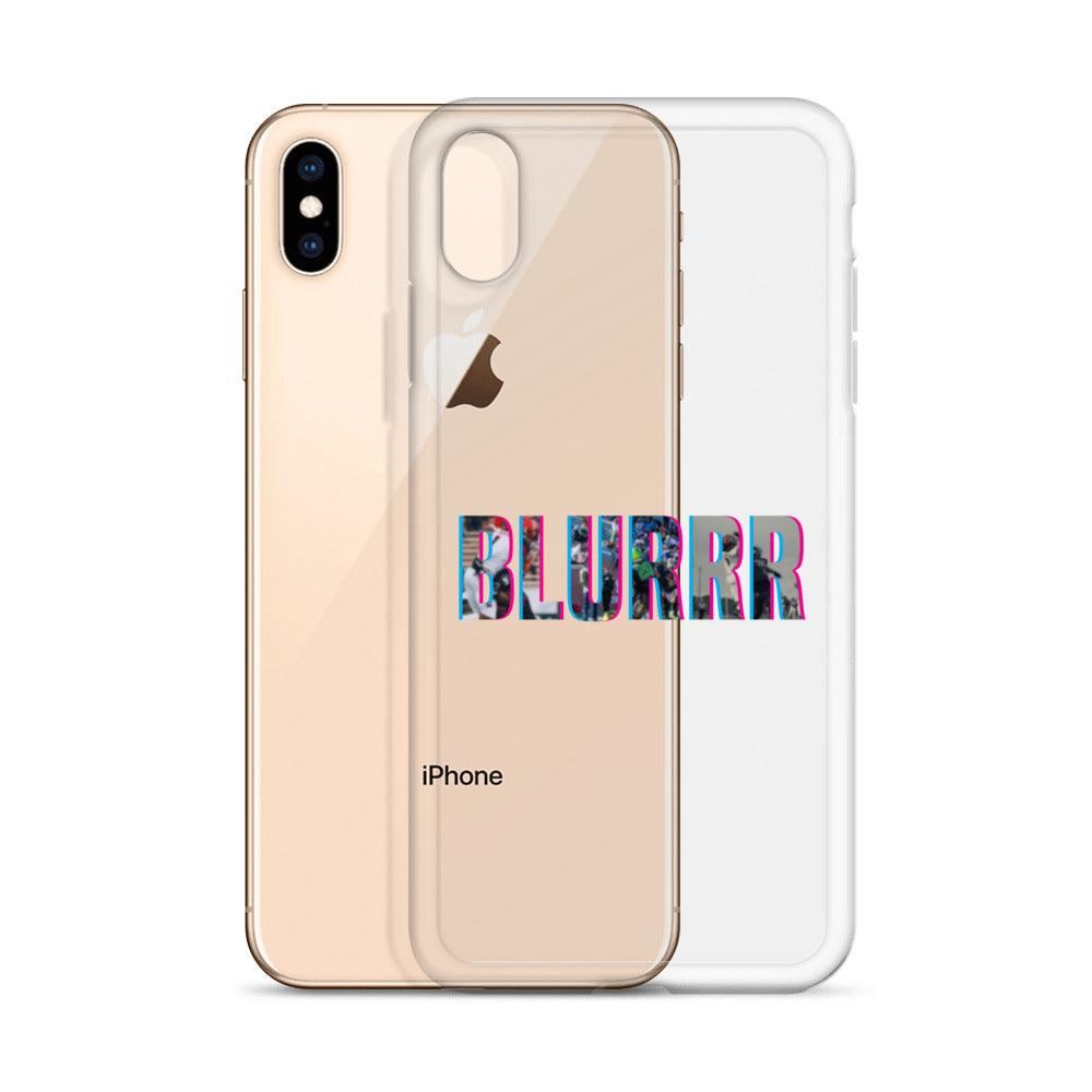 Yulkeith Brown "Blurrr" iPhone Case - Fan Arch