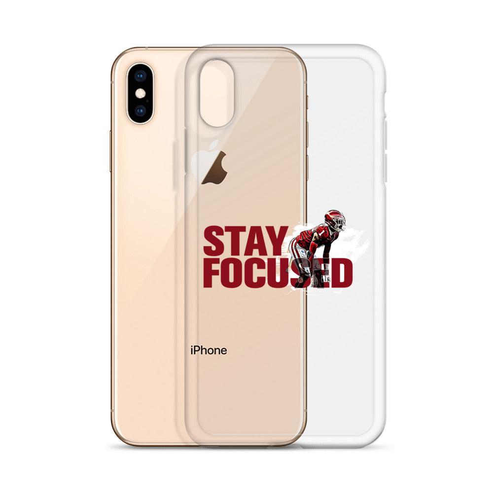 Joshua Eaton "Stay Focused" iPhone Case - Fan Arch