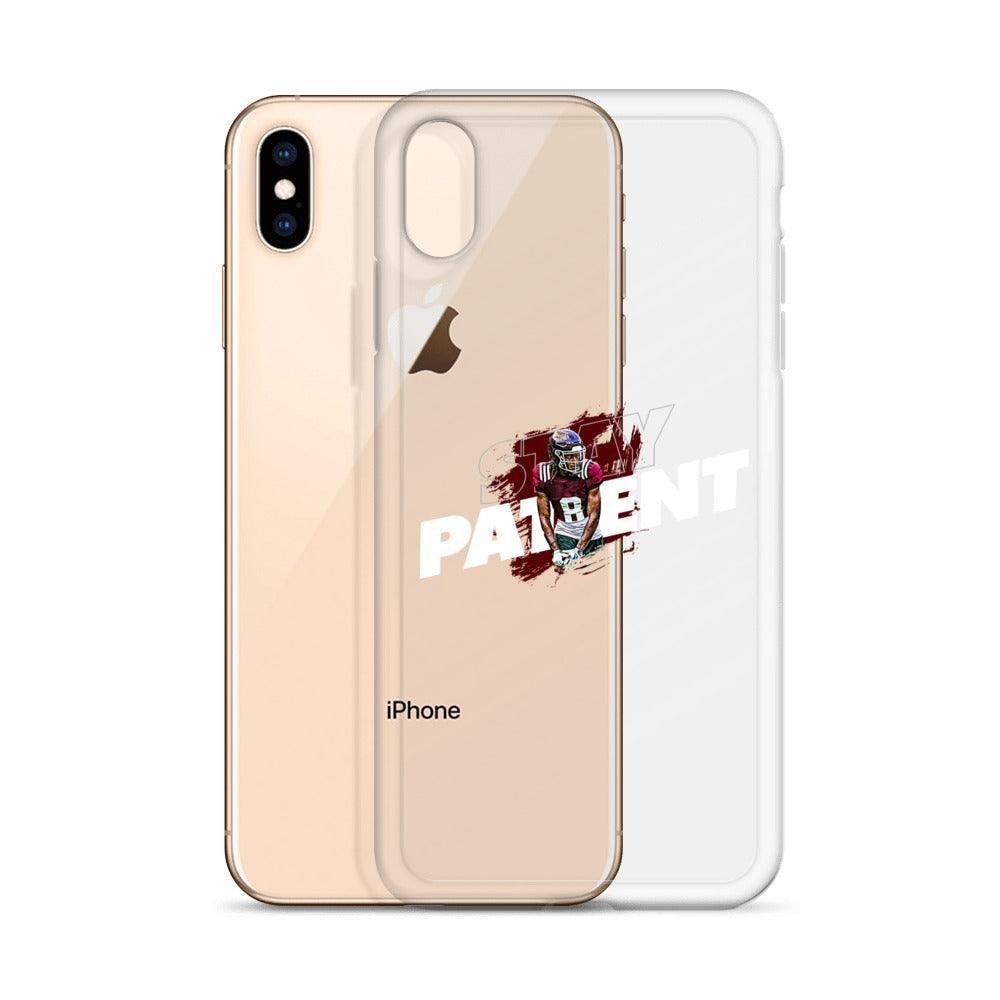 Yulkeith Brown "Stay Patient" iPhone Case - Fan Arch