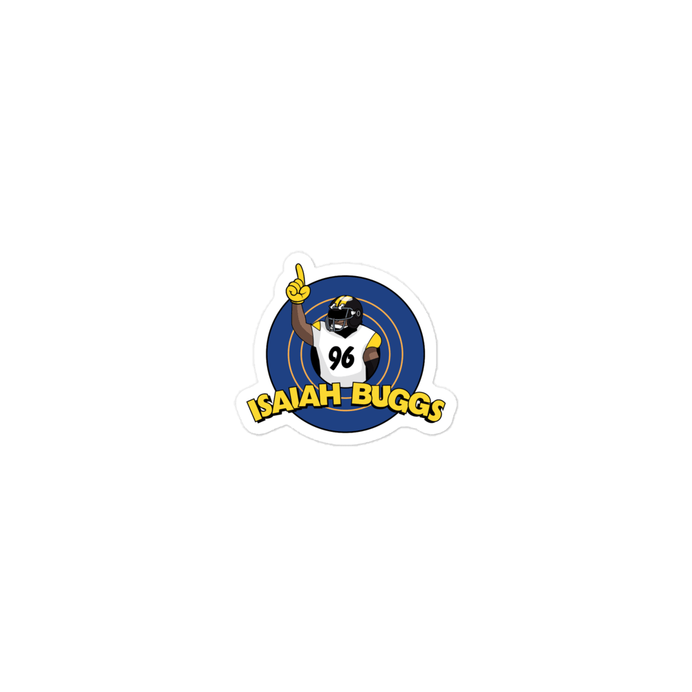 Isaiah Buggs "Buggs Bunny"  sticker - Fan Arch