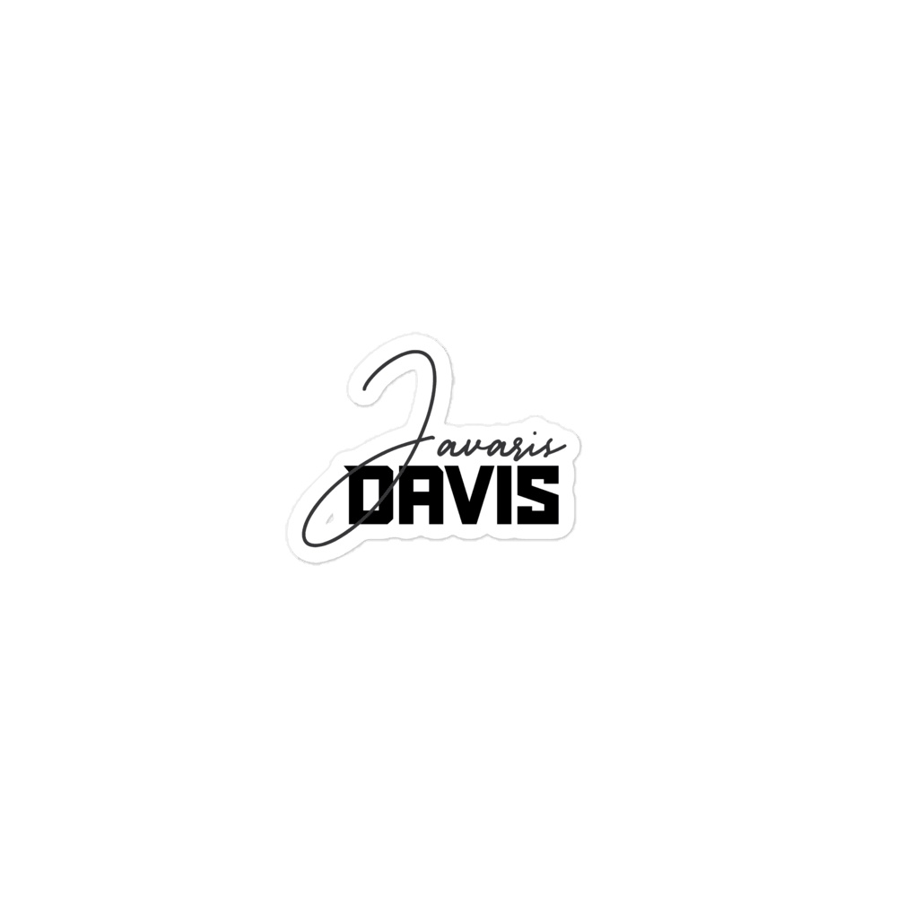 Javaris Davis "Signature" sticker - Fan Arch