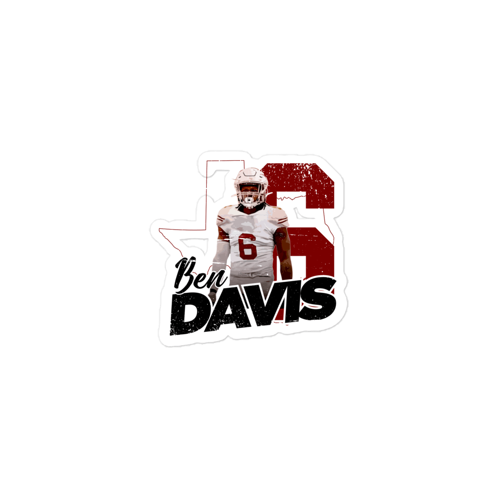 Ben Davis "Gameday" sticker - Fan Arch