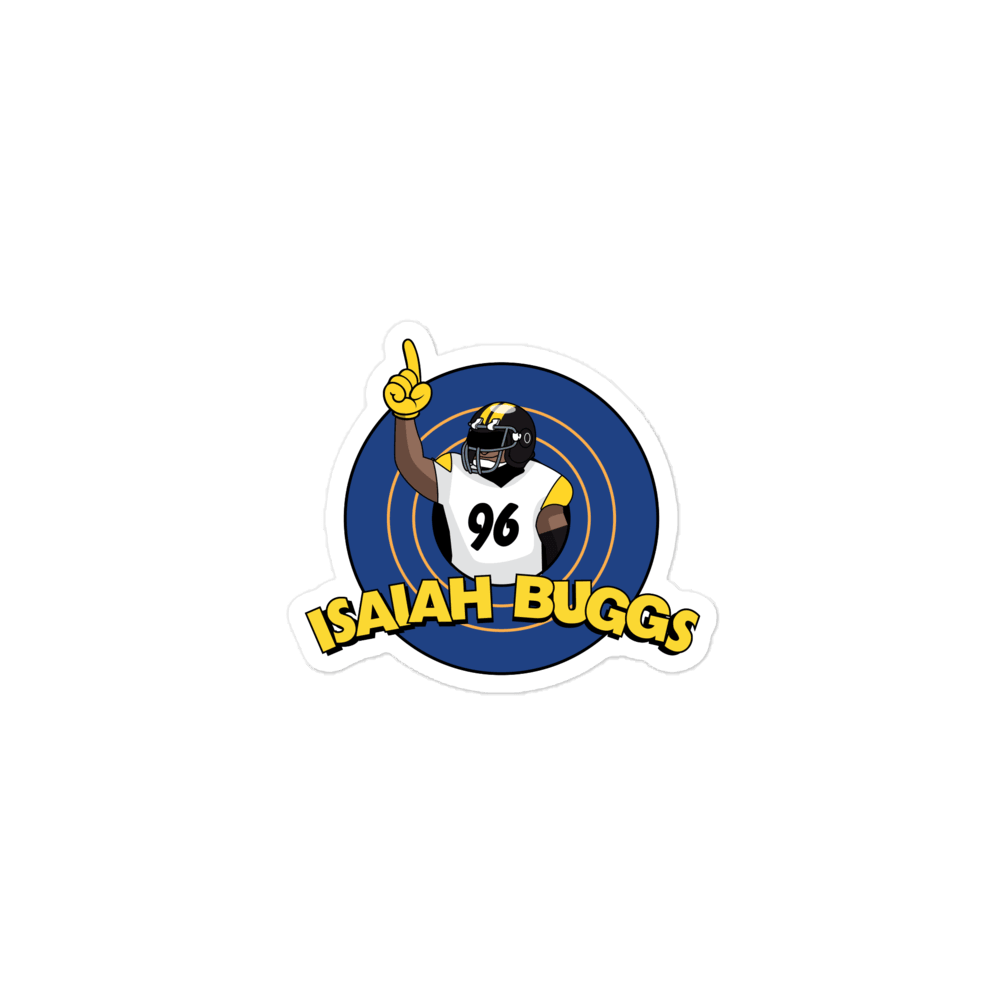 Isaiah Buggs "Buggs Bunny" sticker - Fan Arch