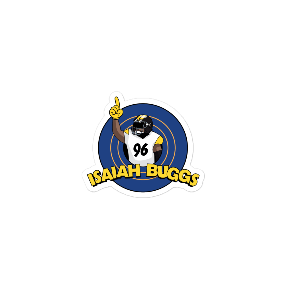 Isaiah Buggs "Buggs Bunny"  sticker - Fan Arch
